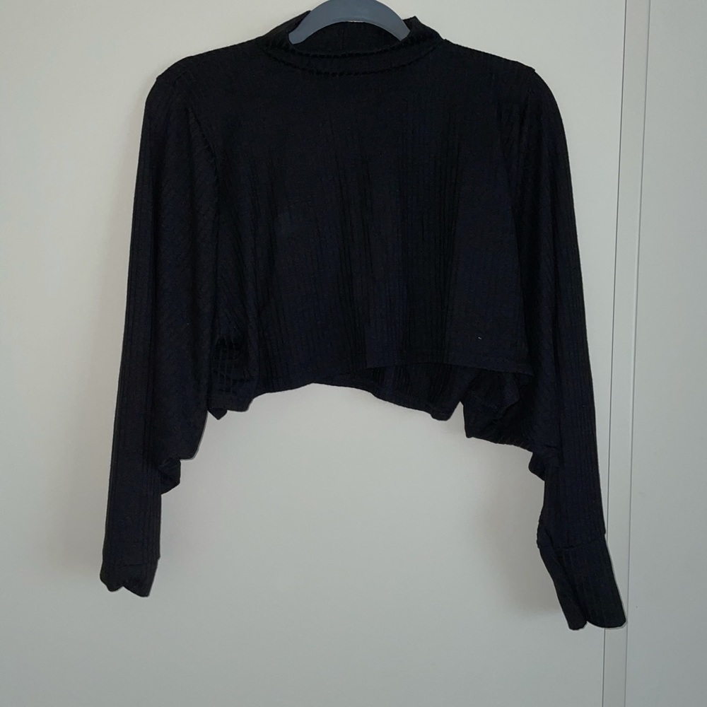 Super crop turtle neck
